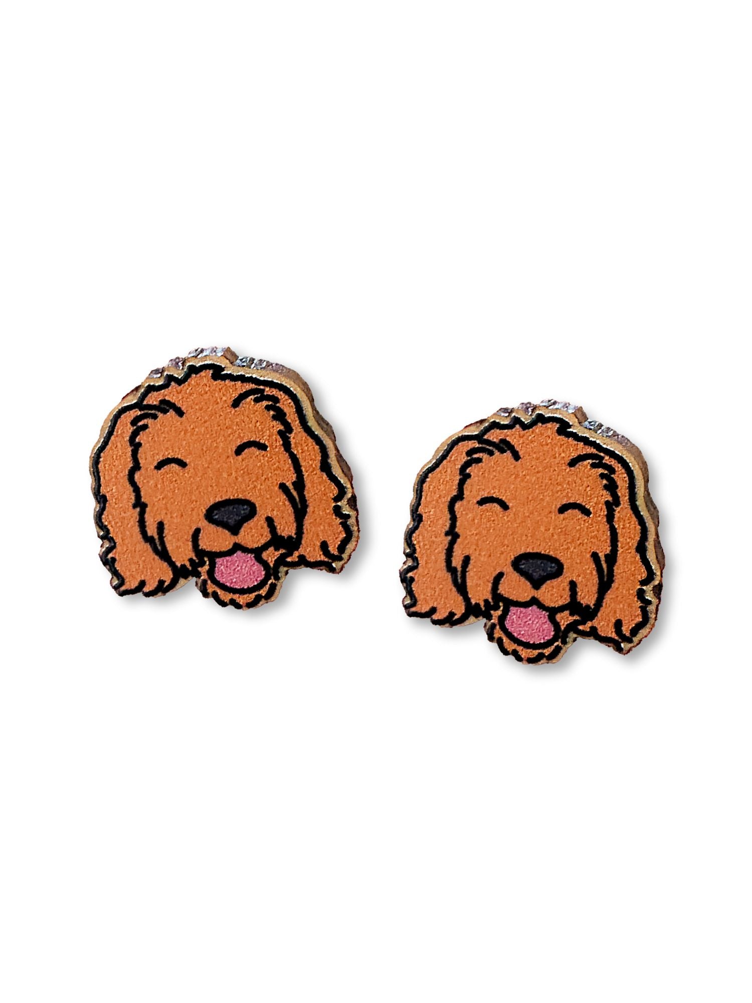 Labradoodle ColourPop Stud Earrings