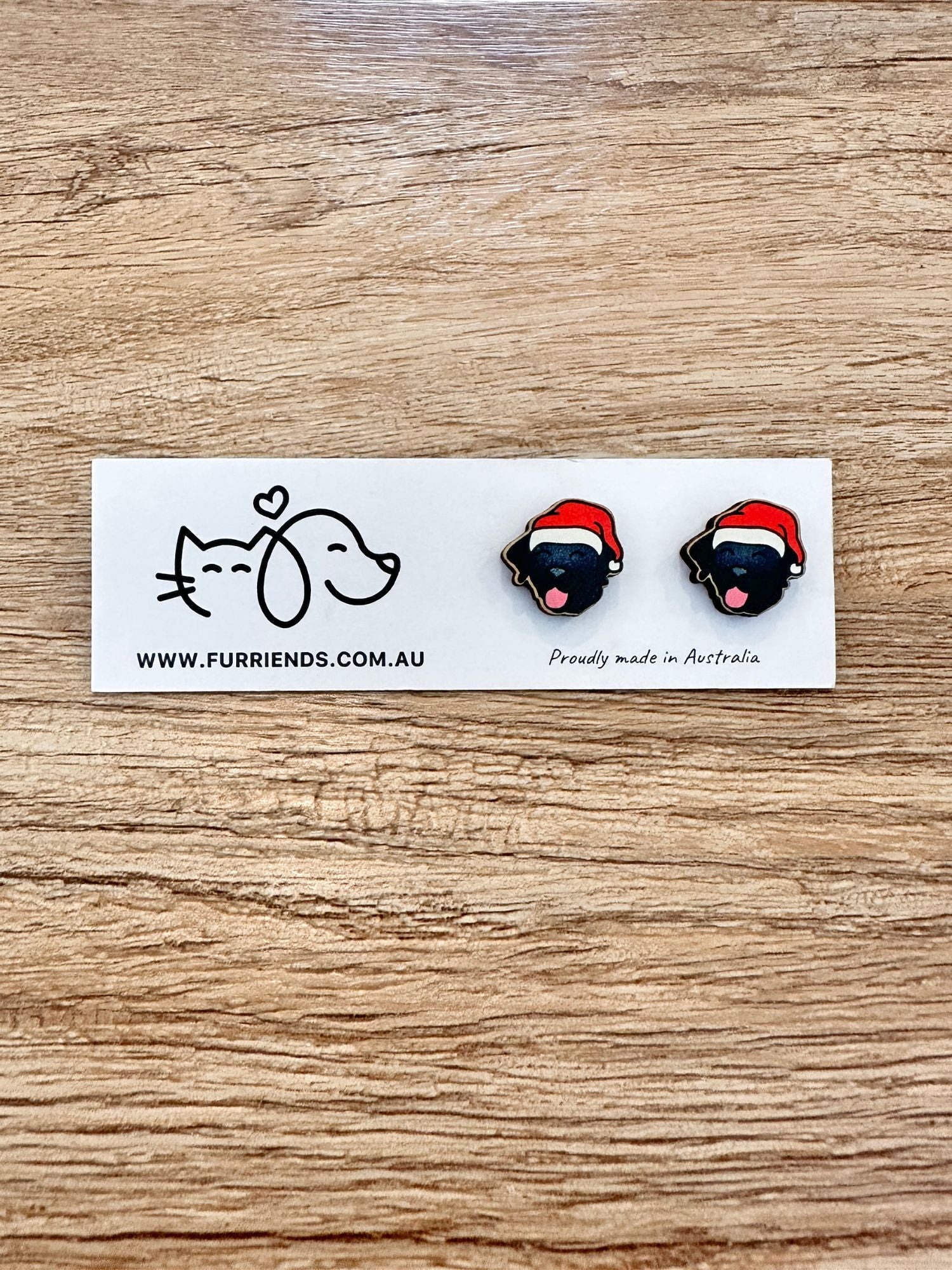 Labrador Christmas Edition ColourPop Stud Earrings