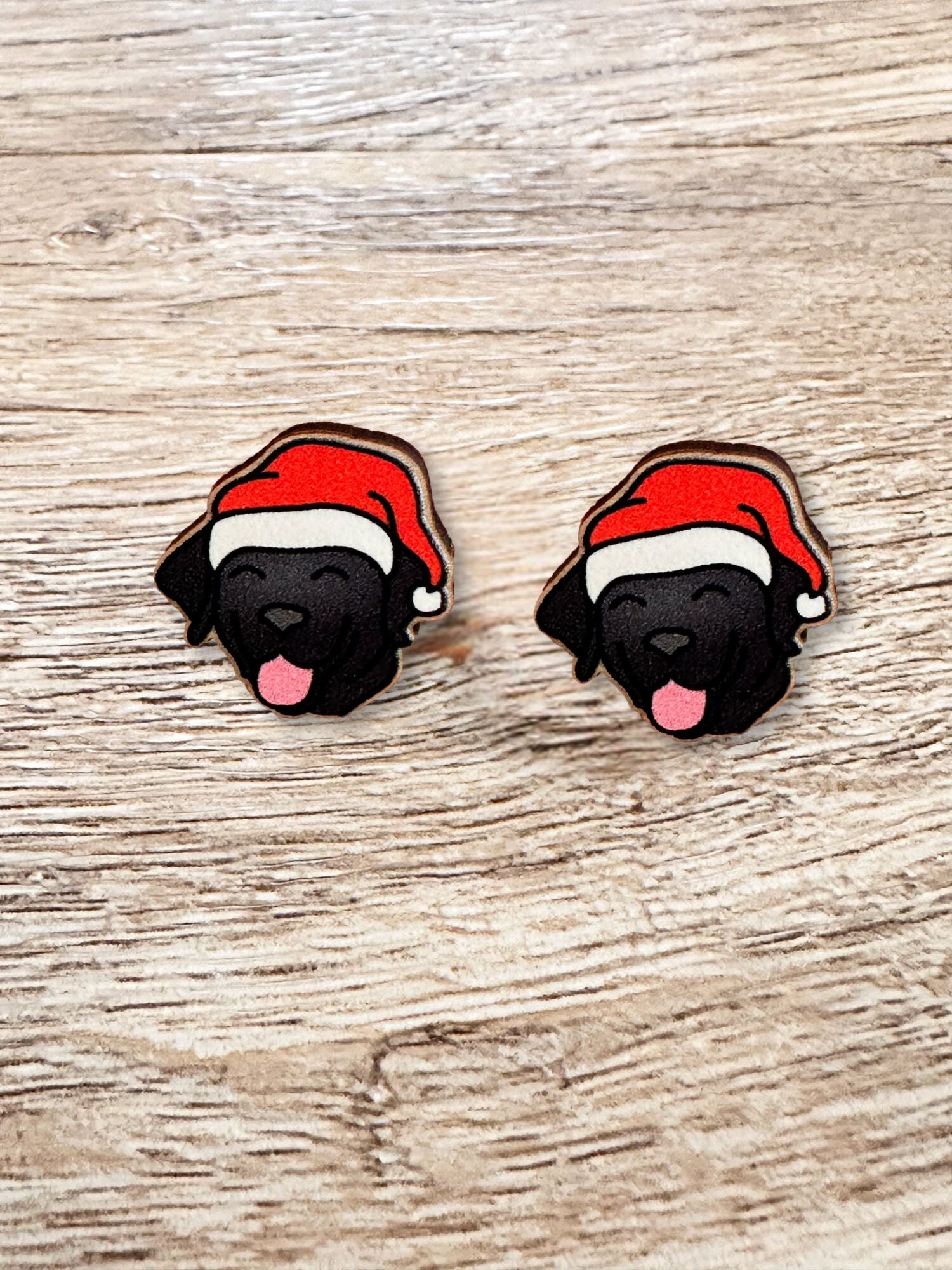 Labrador Christmas Edition ColourPop Stud Earrings