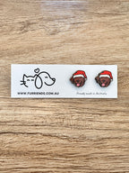 Labrador Christmas Edition ColourPop Stud Earrings