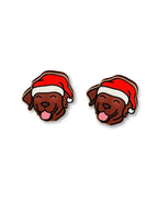 Labrador Christmas Edition ColourPop Stud Earrings