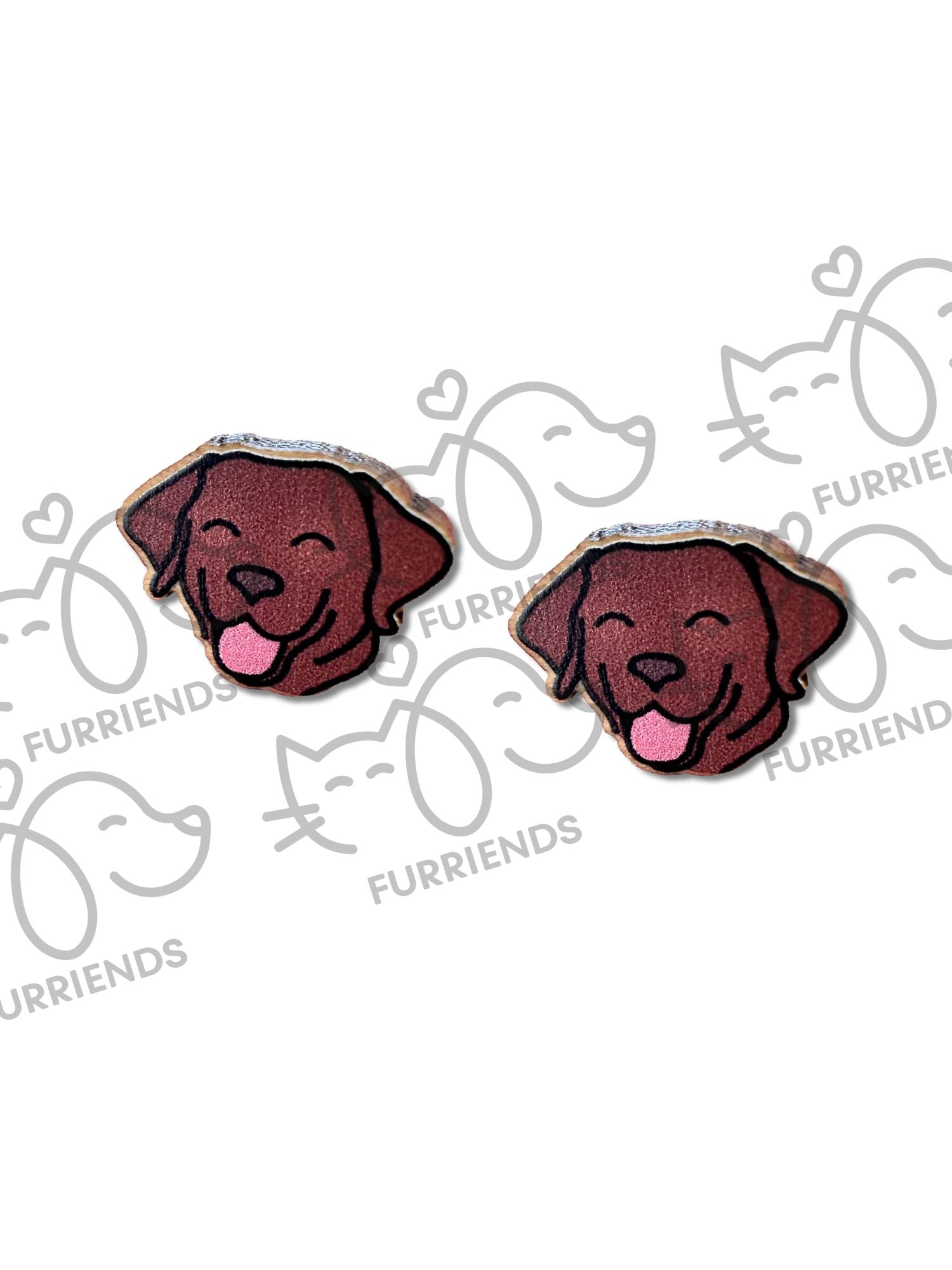 Labrador ColourPop Stud Earrings
