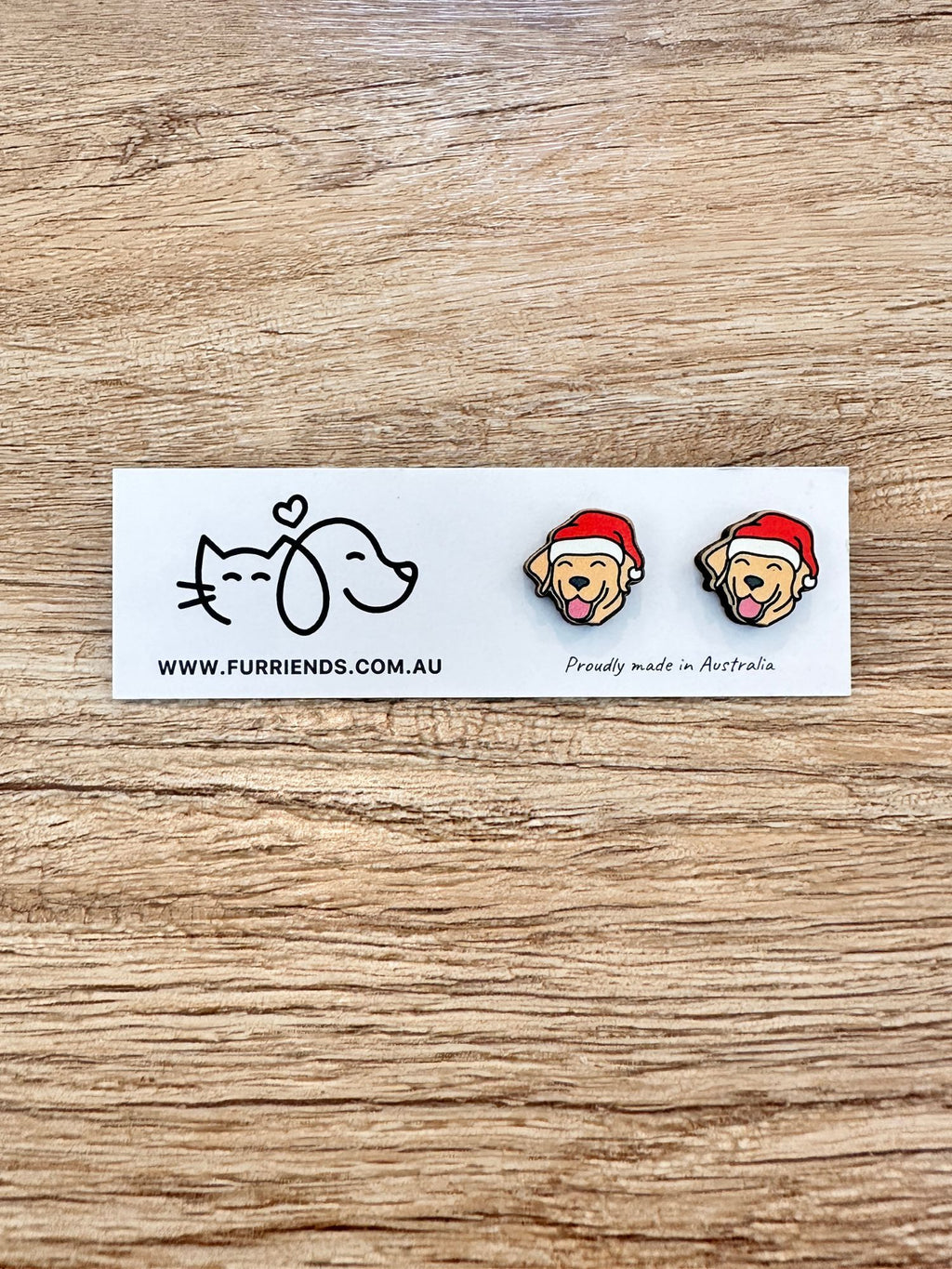 Labrador Christmas Edition ColourPop Stud Earrings