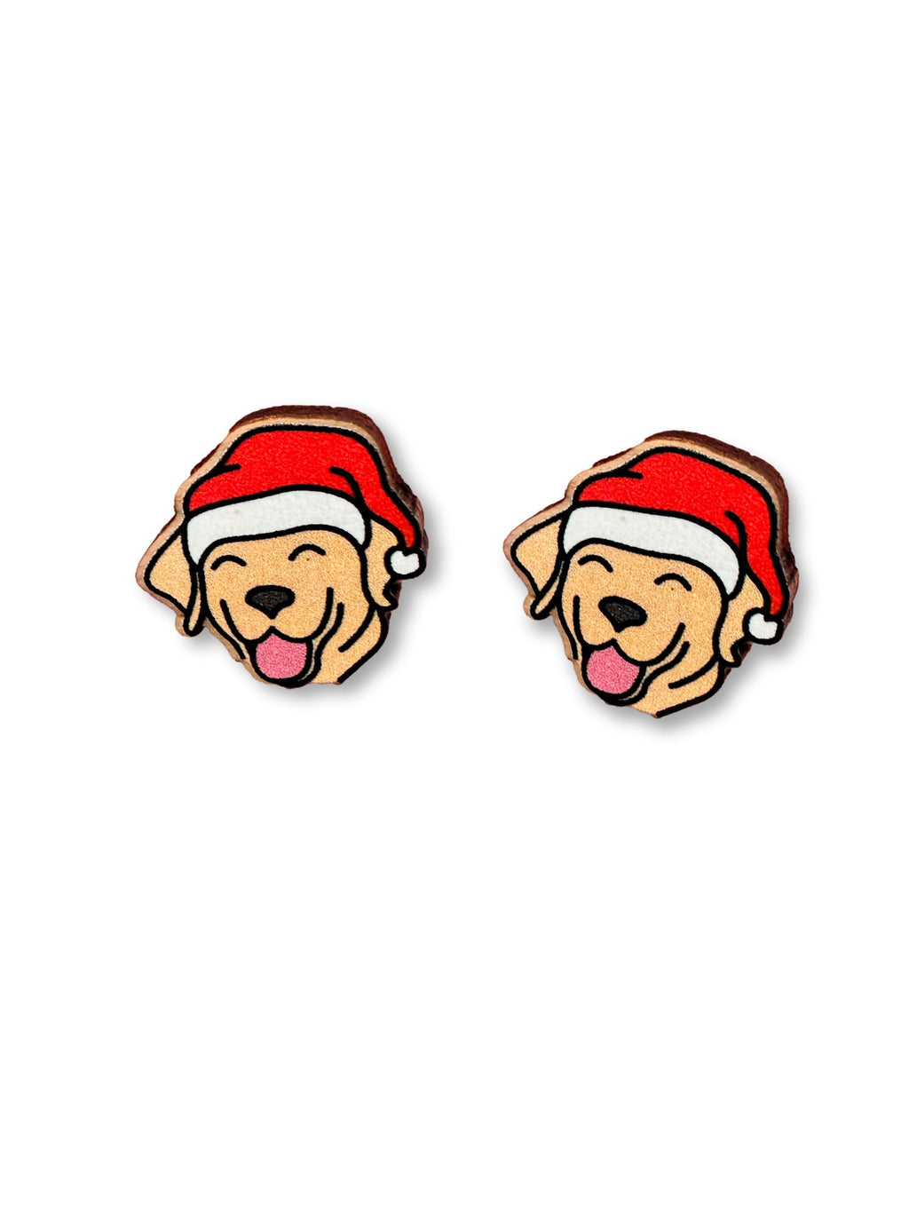 Labrador Christmas Edition ColourPop Stud Earrings