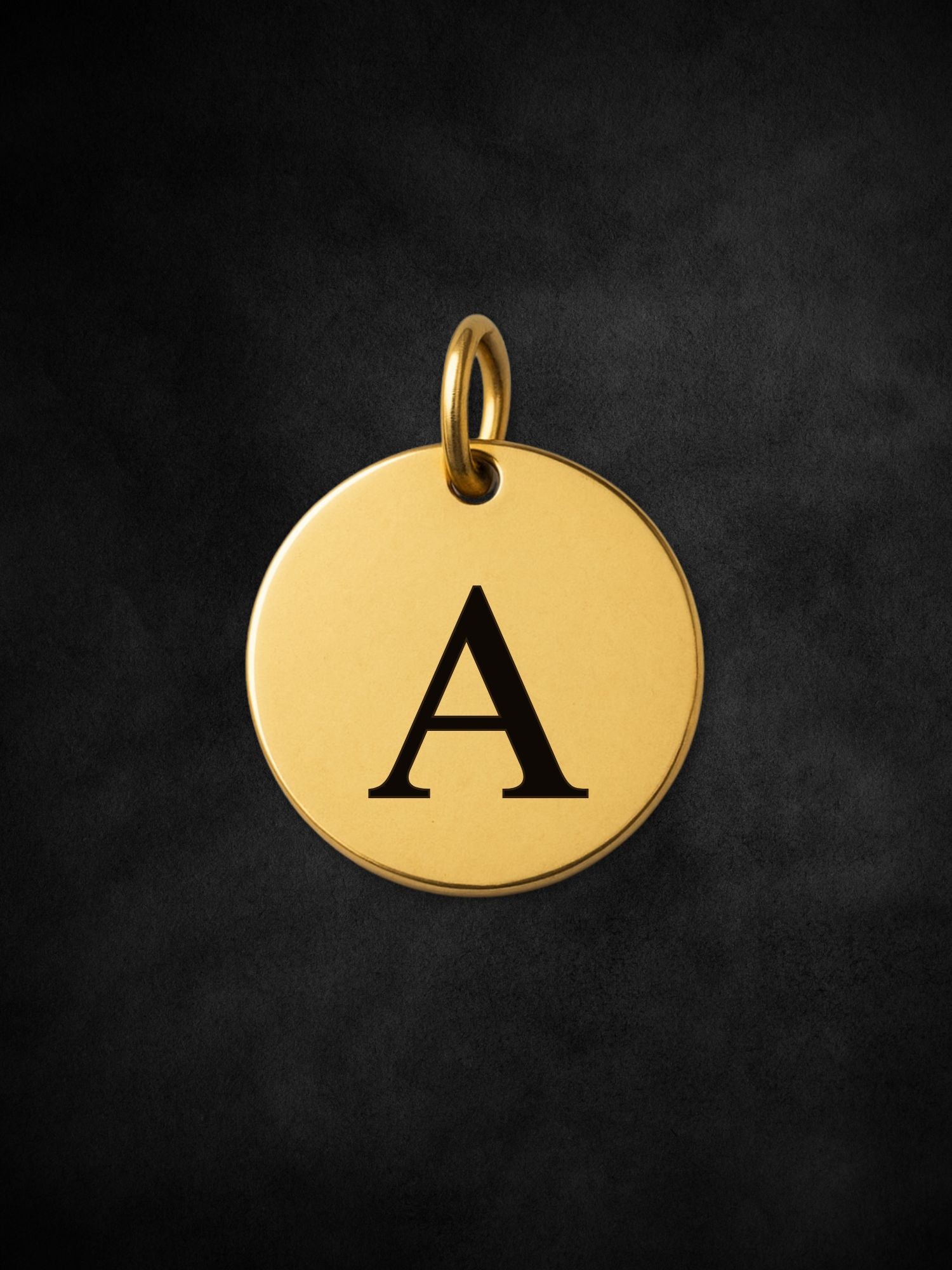 Additional Letters Disc Pendant 10mm