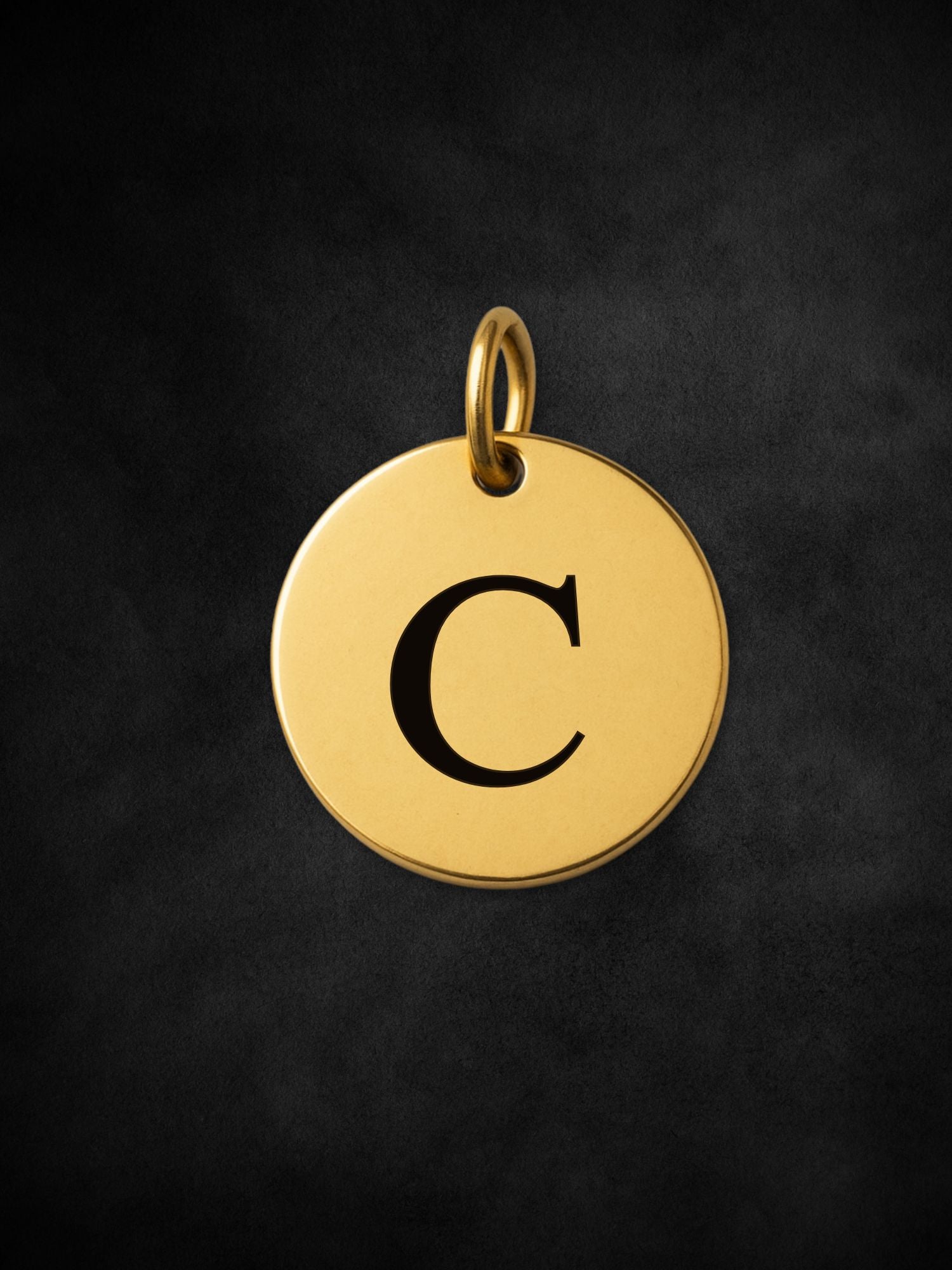 Additional Letters Disc Pendant 10mm