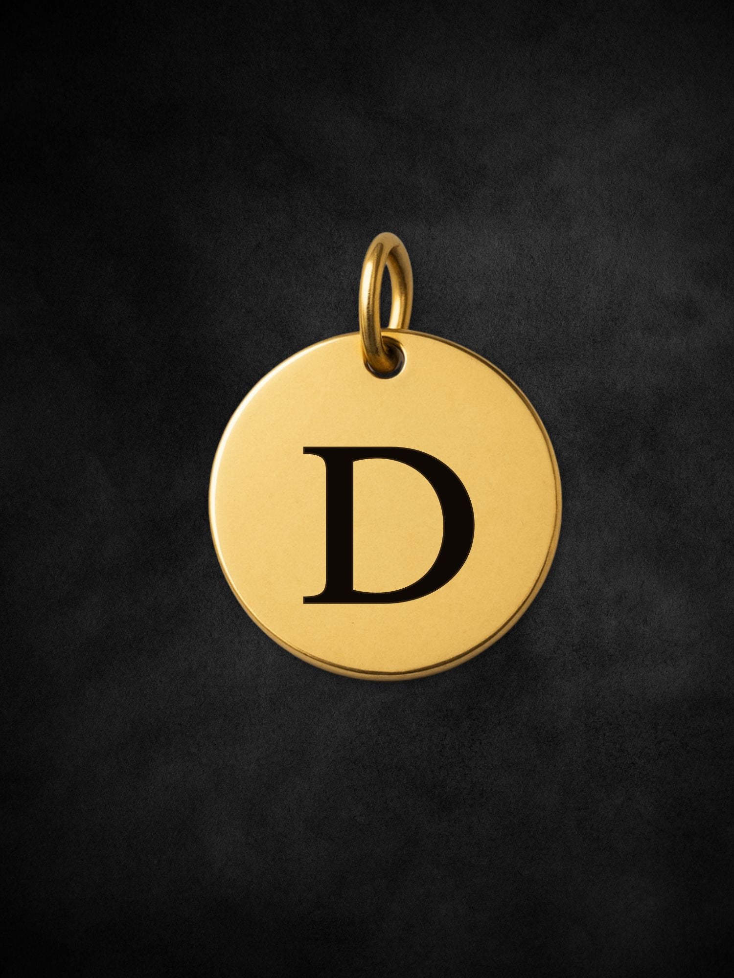 Additional Letters Disc Pendant 10mm
