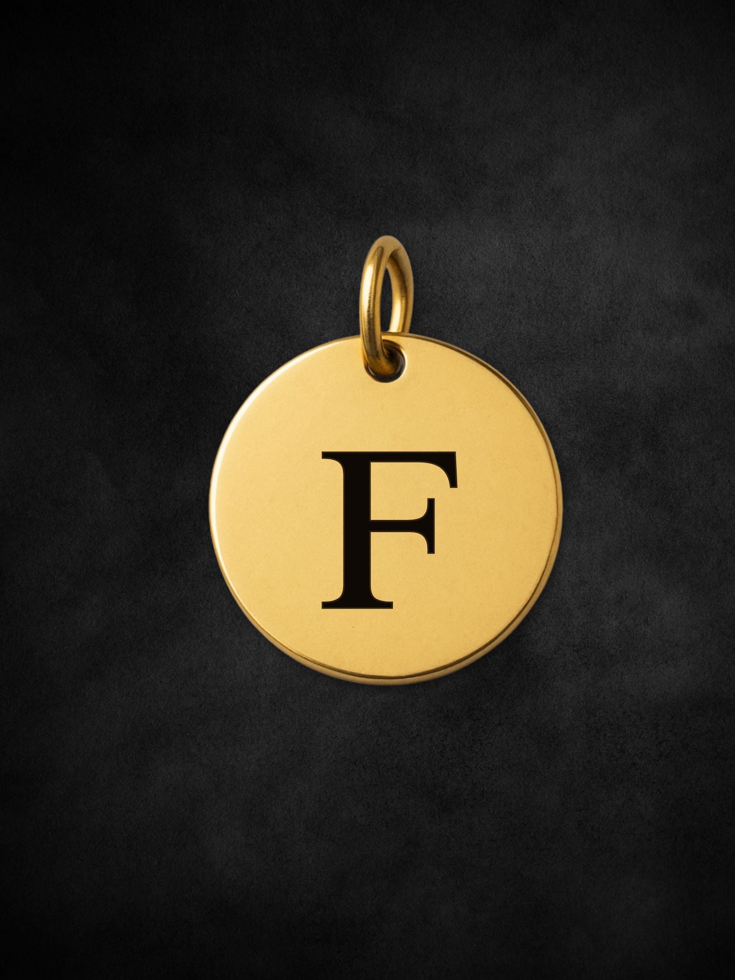 Additional Letters Disc Pendant 10mm