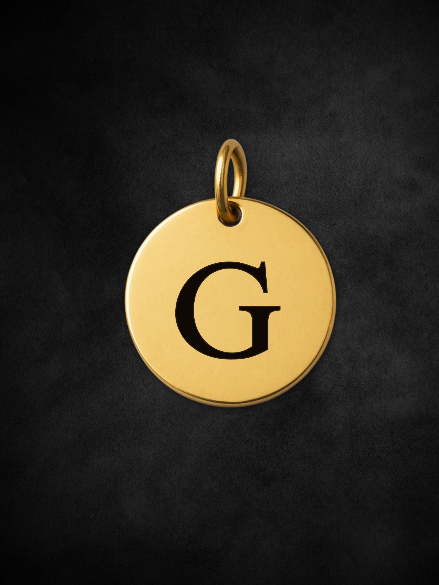 Additional Letters Disc Pendant 10mm