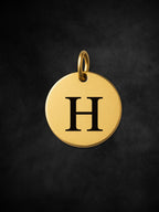 Additional Letters Disc Pendant 10mm