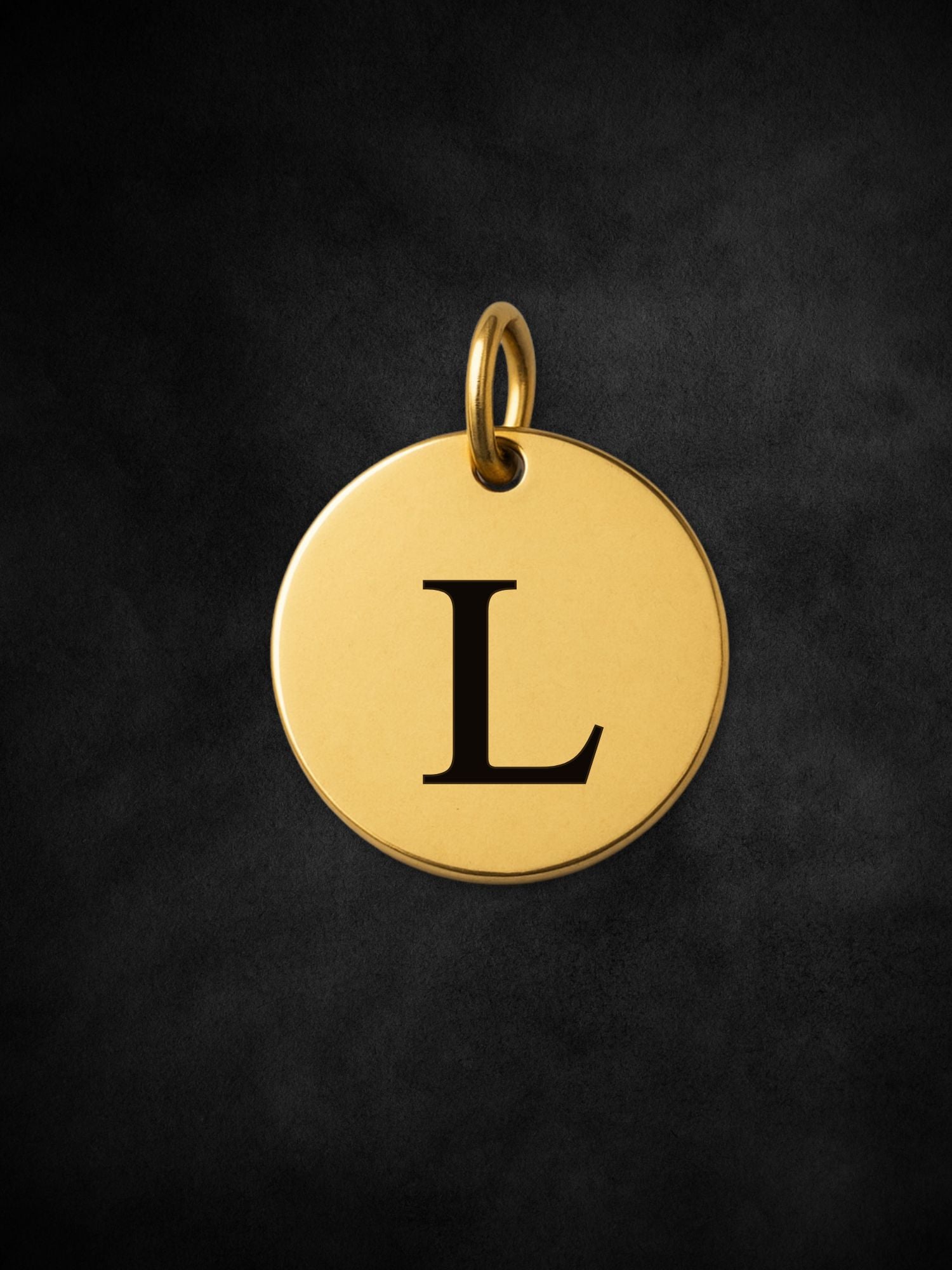 Additional Letters Disc Pendant 10mm