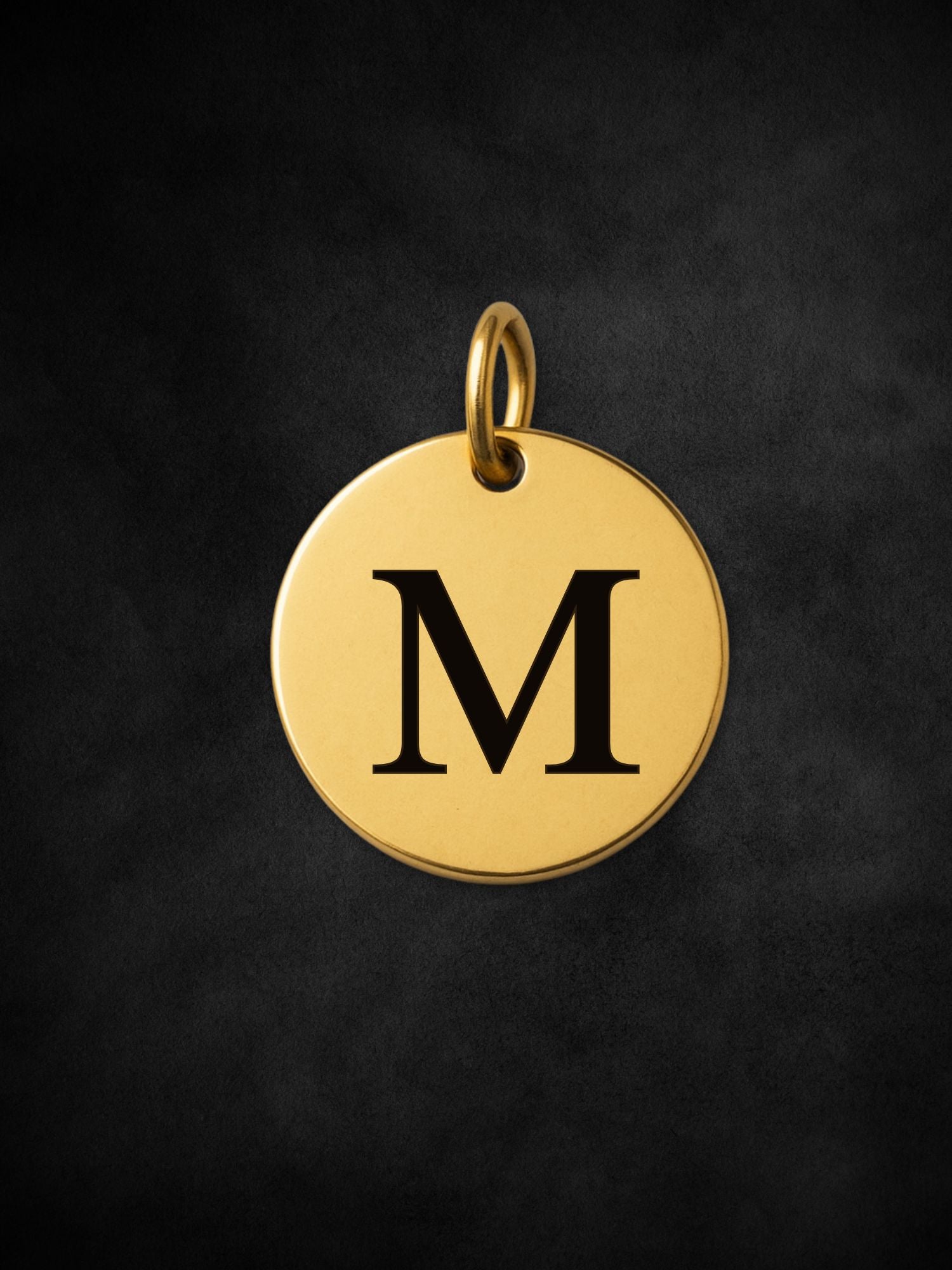 Additional Letters Disc Pendant 10mm