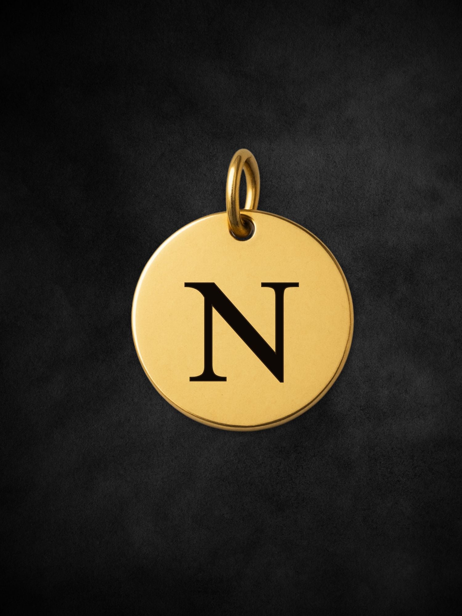 Additional Letters Disc Pendant 10mm