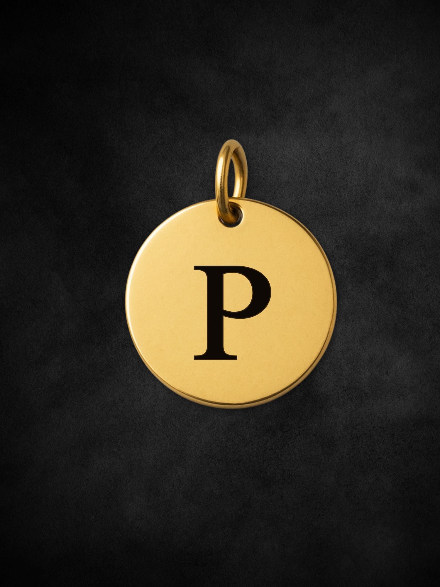 Additional Letters Disc Pendant 10mm