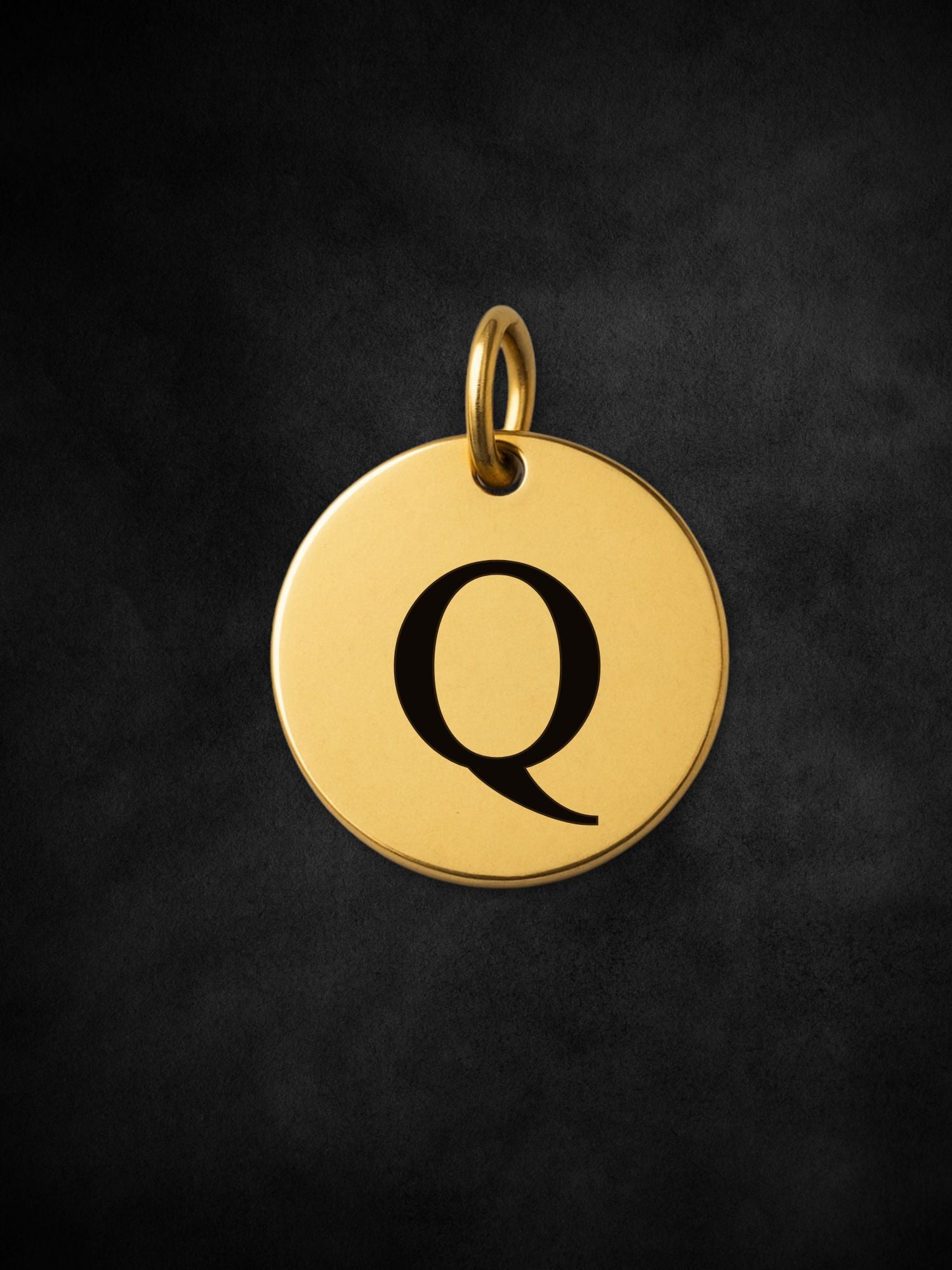 Additional Letters Disc Pendant 10mm
