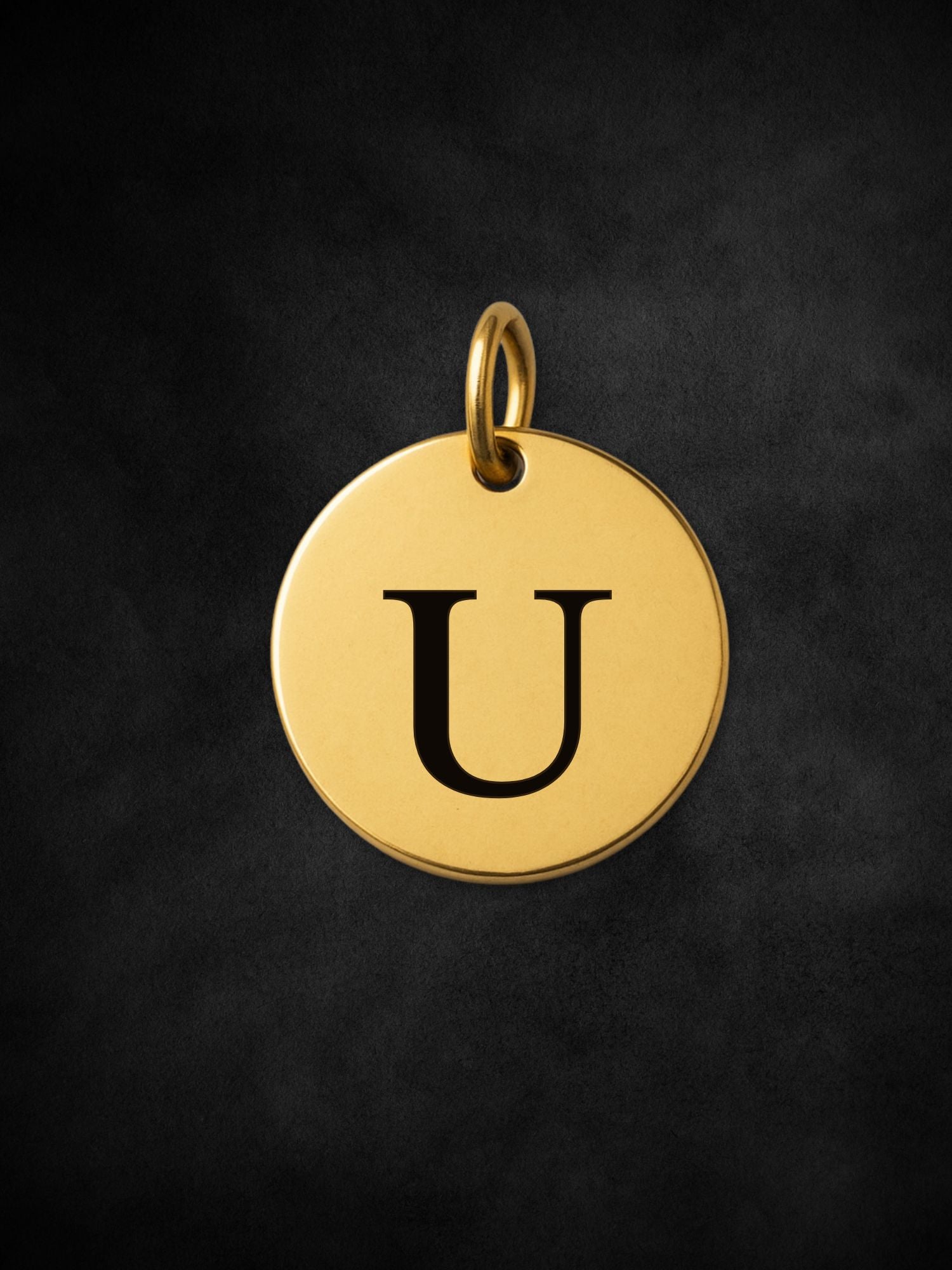 Additional Letters Disc Pendant 10mm