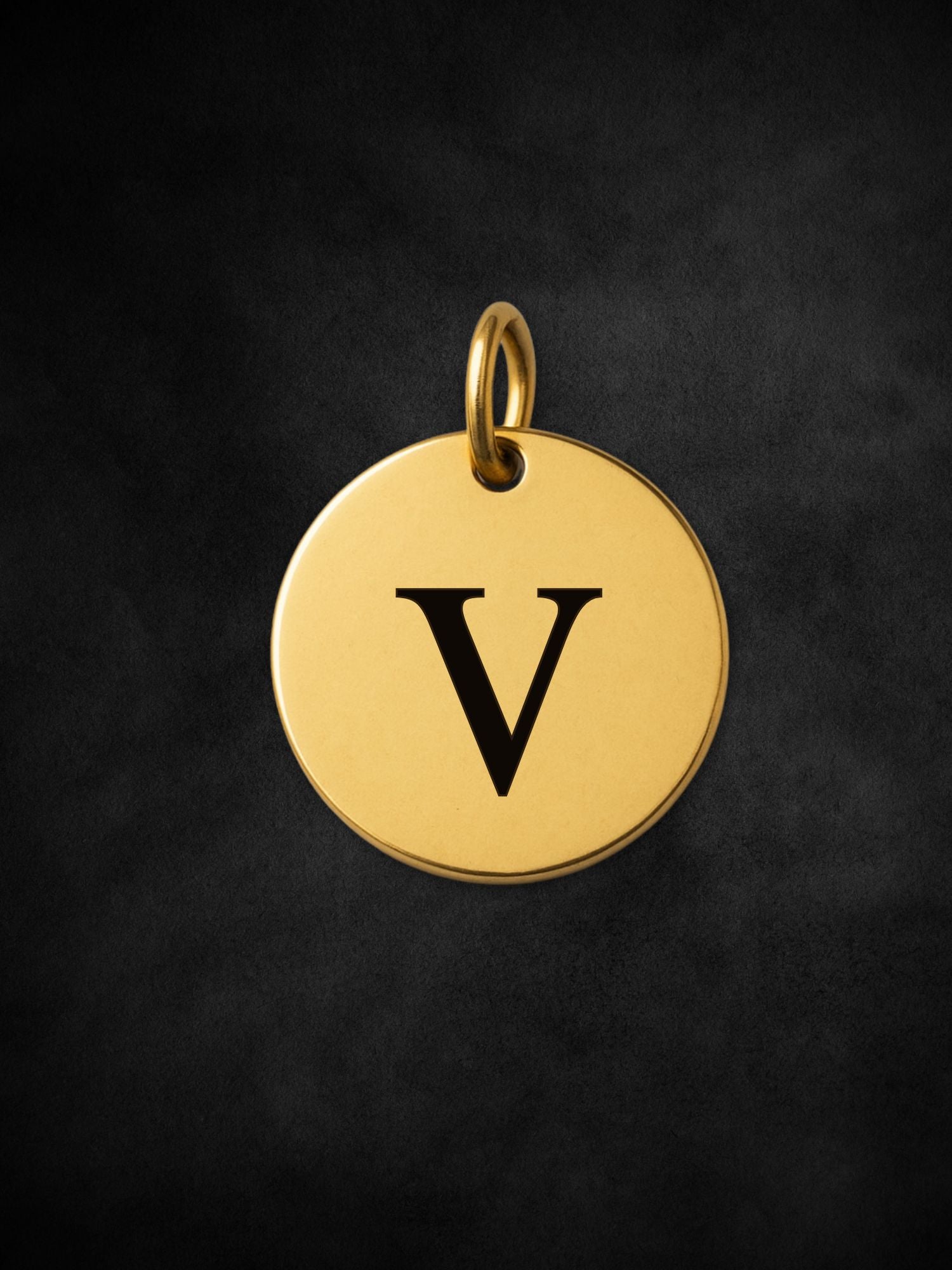 Additional Letters Disc Pendant 10mm