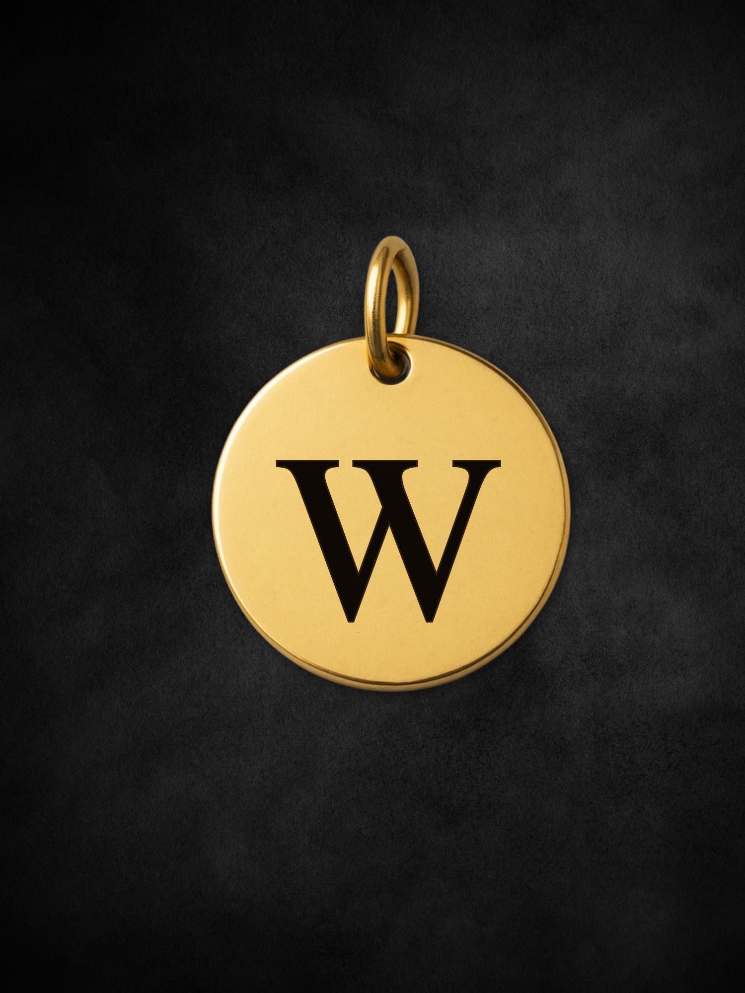 Additional Letters Disc Pendant 10mm
