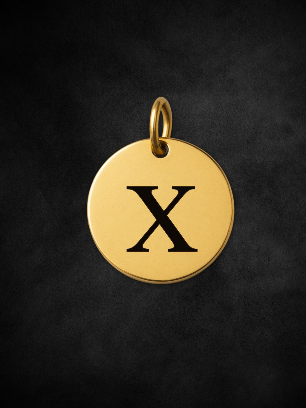 Additional Letters Disc Pendant 10mm