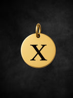 Additional Letters Disc Pendant 10mm