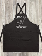 Level Of Crazy Jarrah Crossback Apron (Customisable)