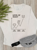 Level Of Crazy Olivia Long Sleeve Tee (Customisable)