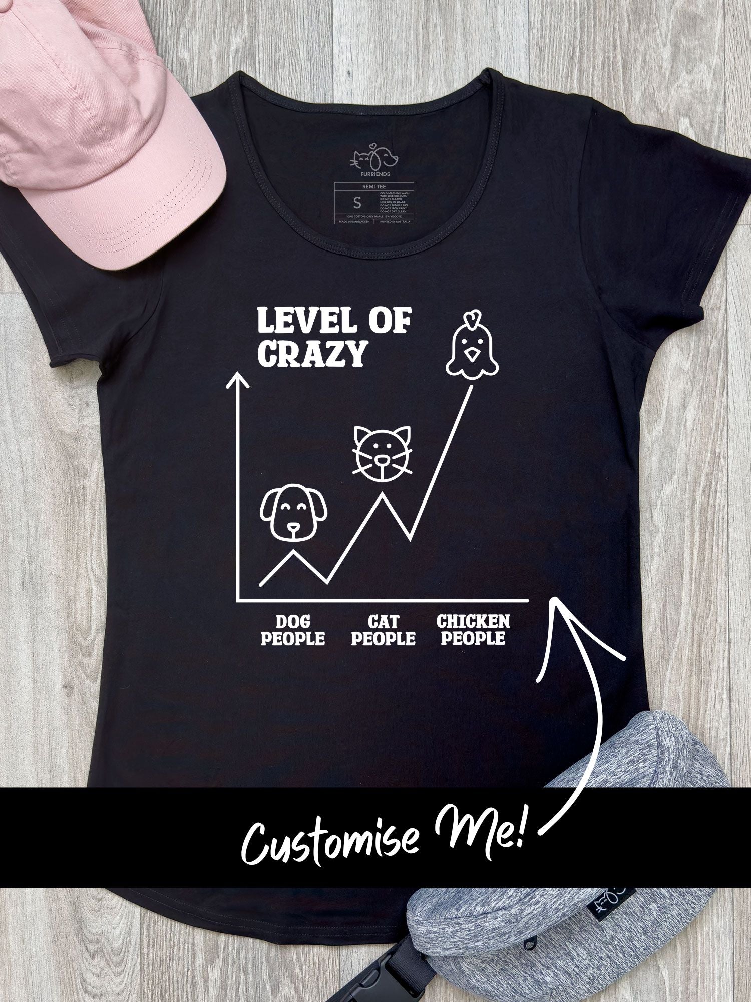 Level Of Crazy Remi Women's Tee (Customisable)