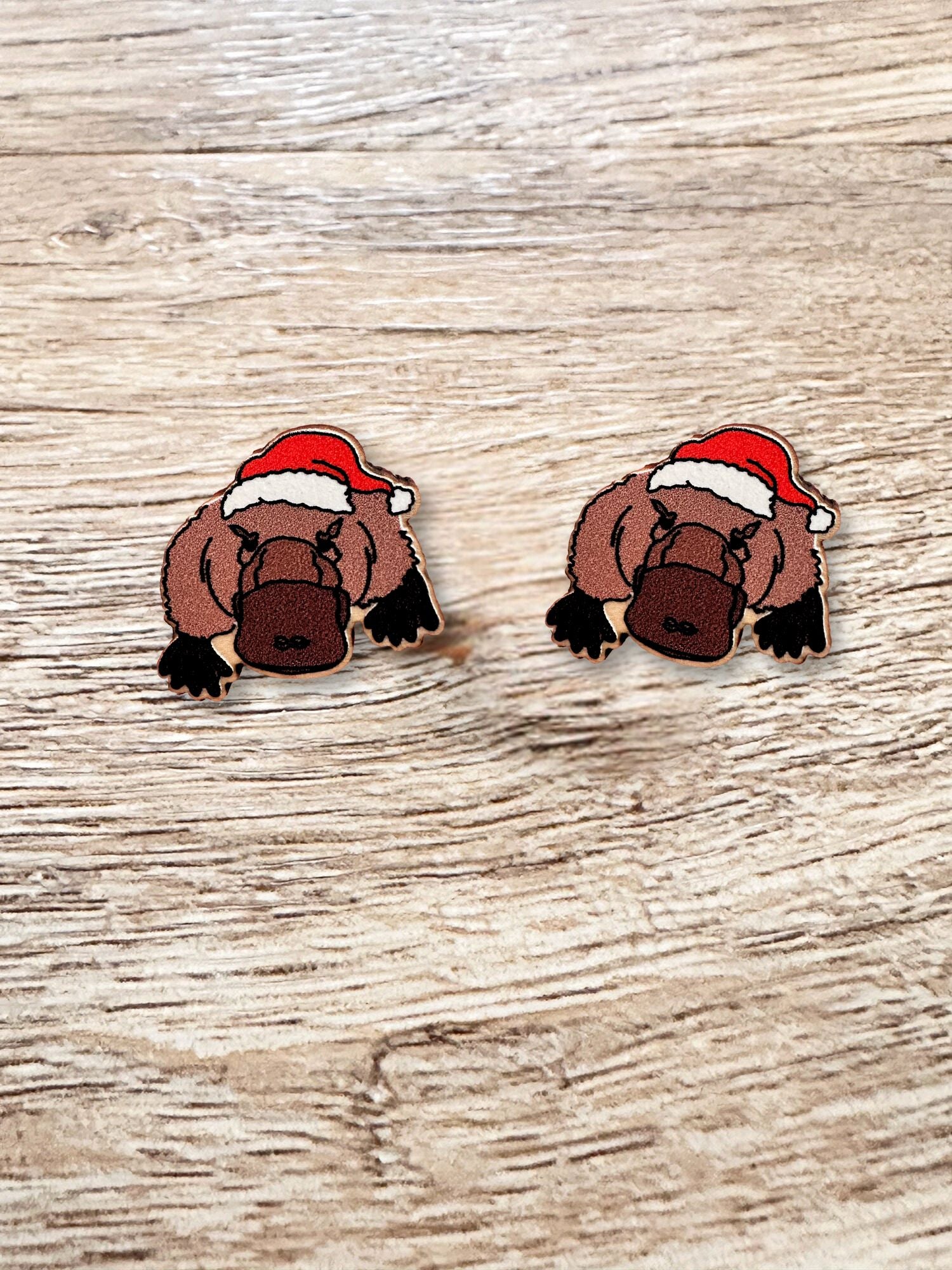 Platypus Christmas Edition ColourPop Stud Earrings