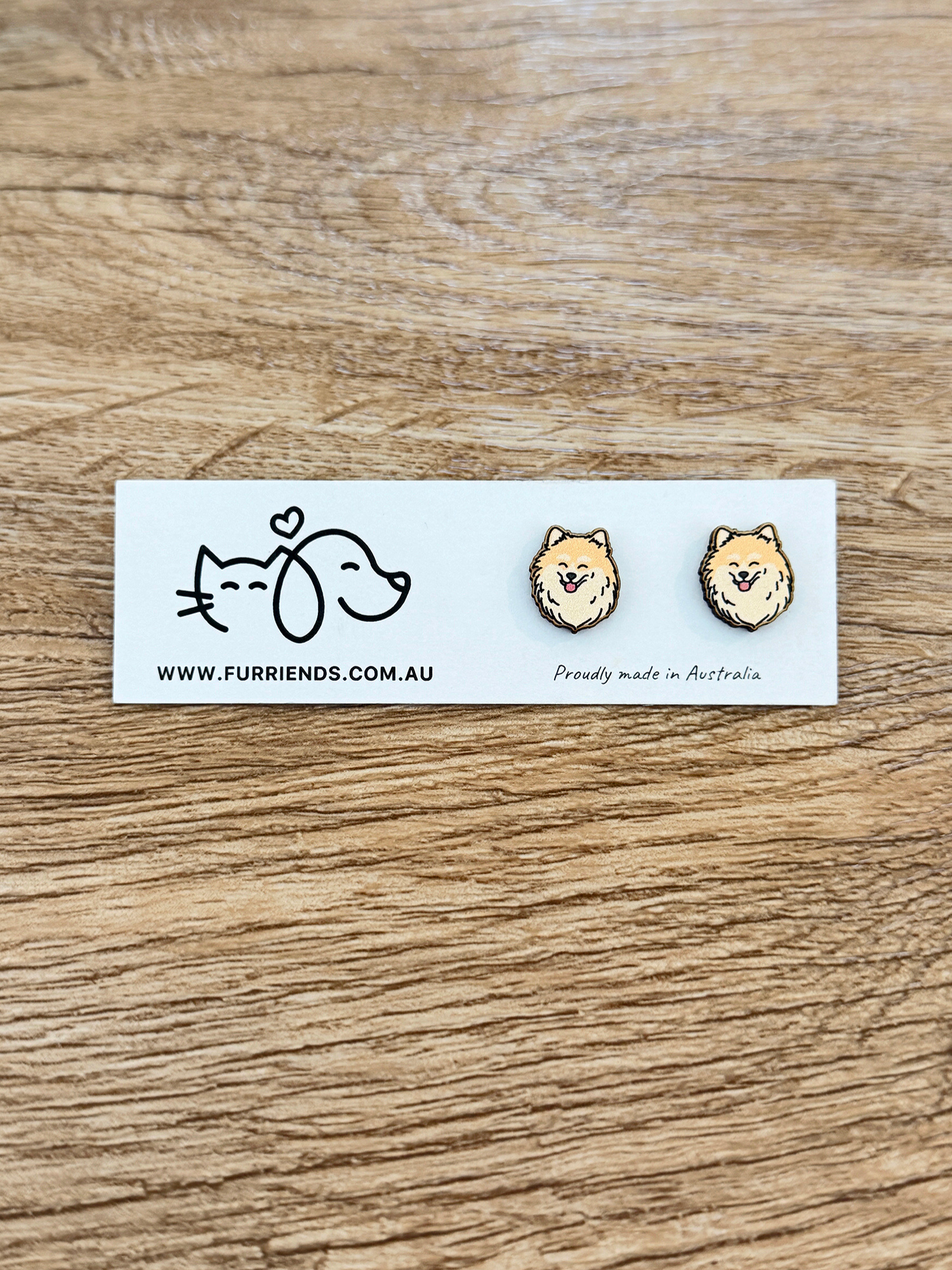 Pomeranian Earrings