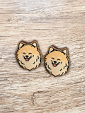 Pomeranian Earrings