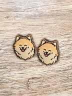 Pomeranian Earrings