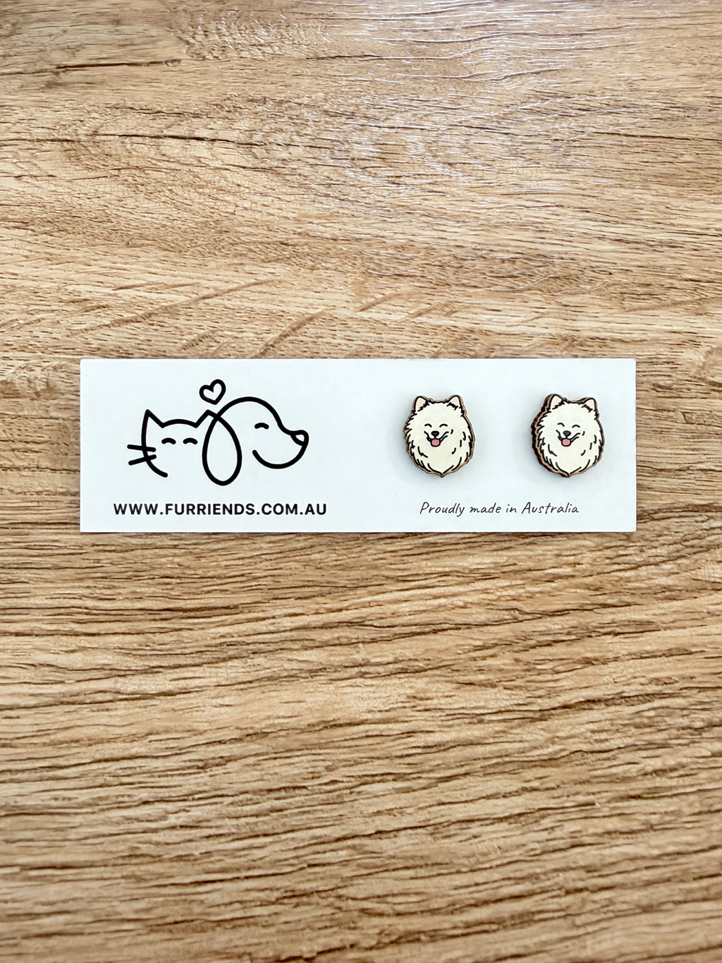 Pomeranian Earrings