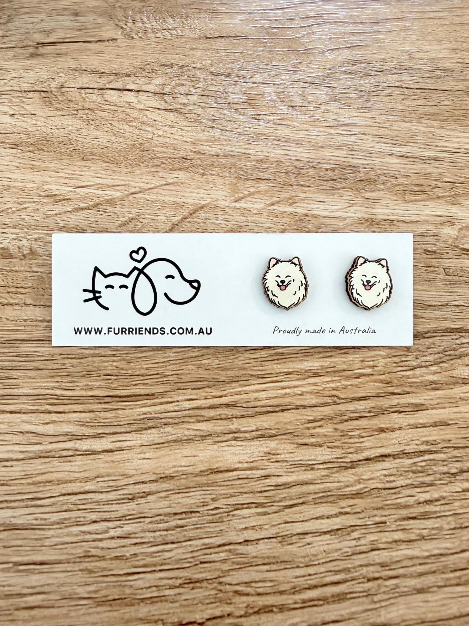 Pomeranian Earrings