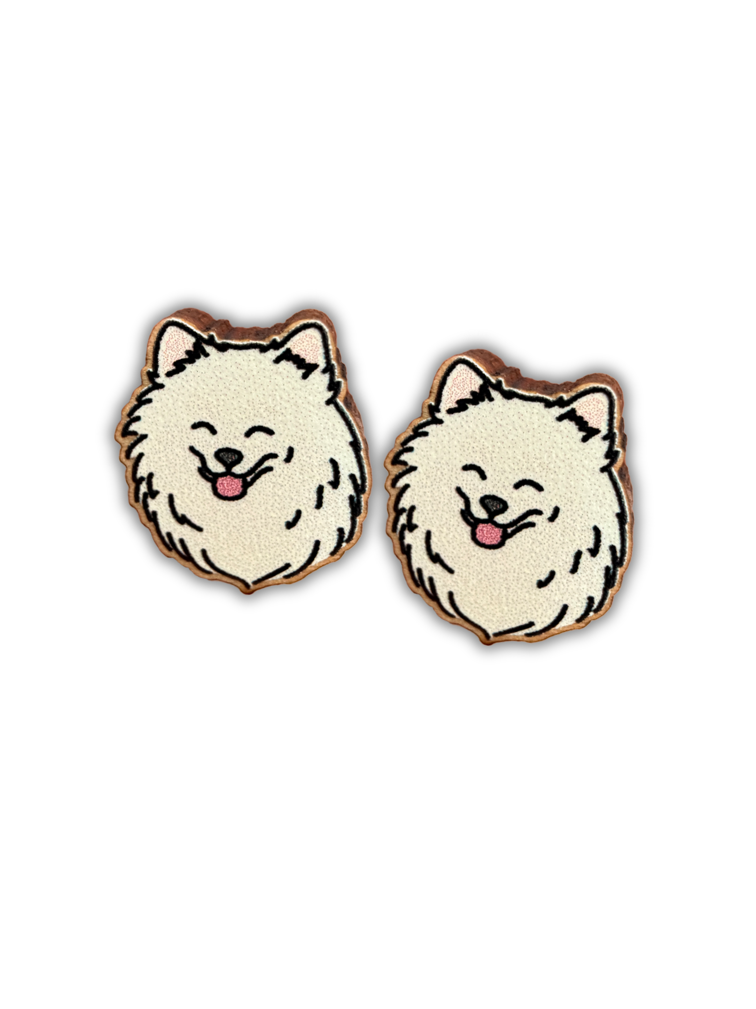 Pomeranian Earrings