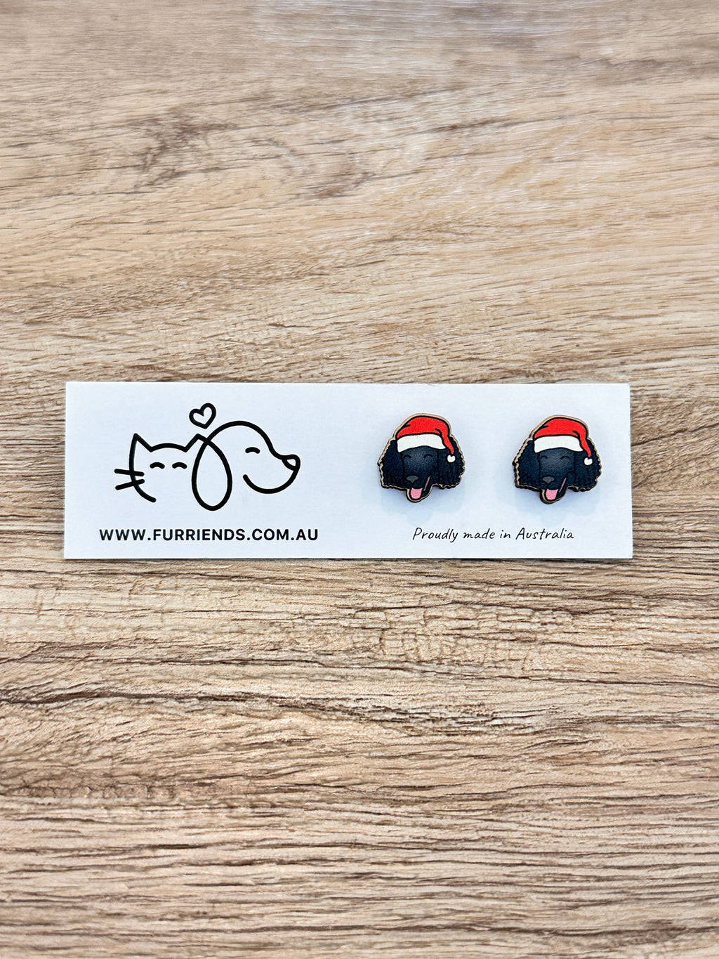 Poodle Christmas Edition ColourPop Stud Earrings