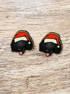 Poodle Christmas Edition ColourPop Stud Earrings