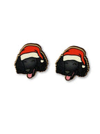 Poodle Christmas Edition ColourPop Stud Earrings