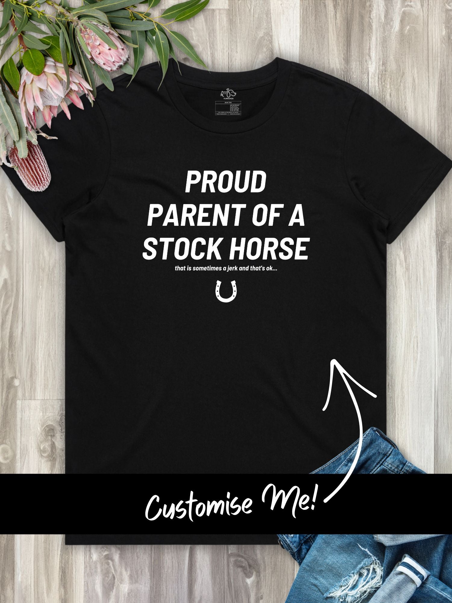 Proud Parent Of A Horse Regular Fit T-Shirt