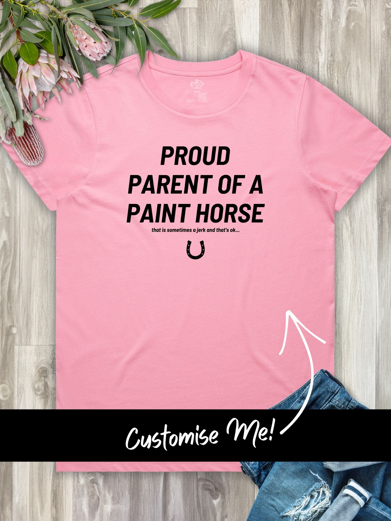 Proud Parent Of A Horse Regular Fit T-Shirt