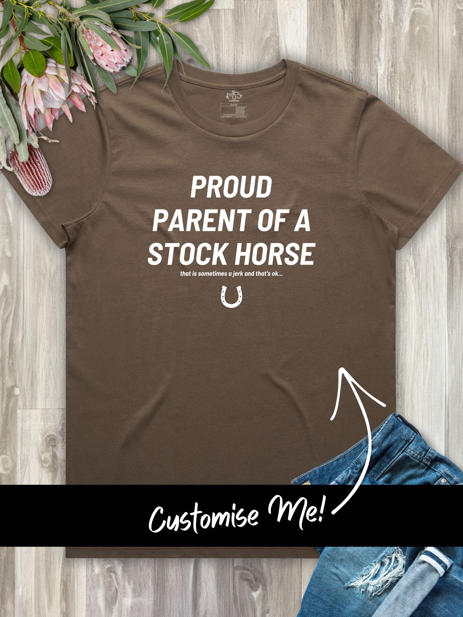 Proud Parent Of A Horse Regular Fit T-Shirt