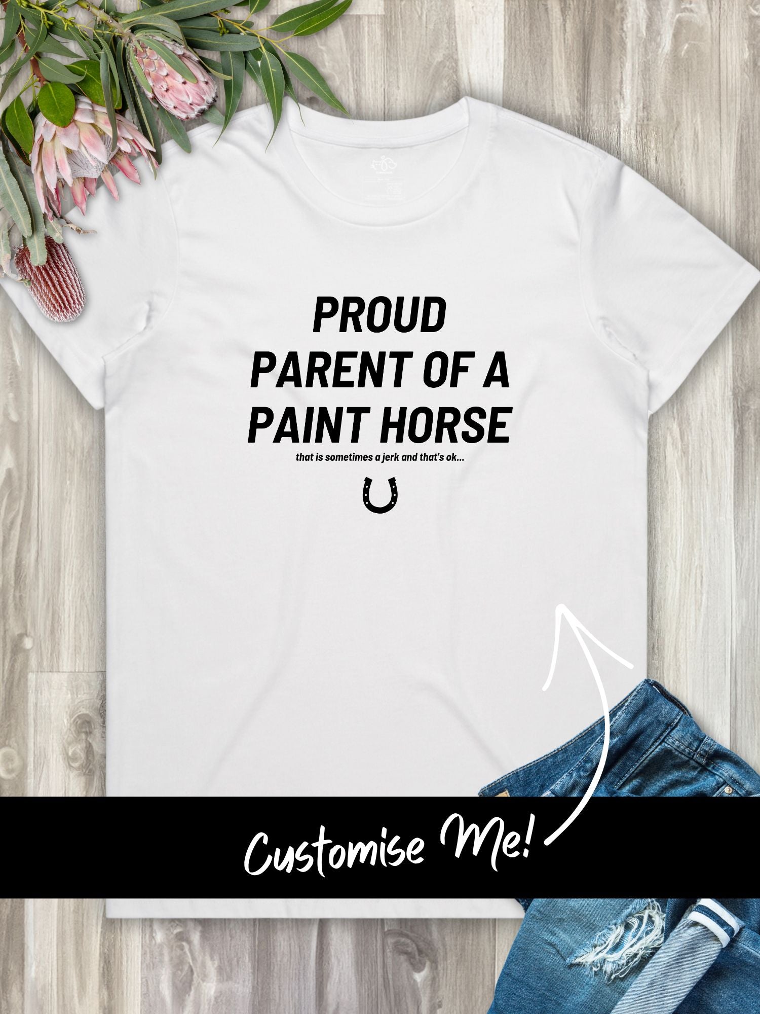 Proud Parent Of A Horse Regular Fit T-Shirt
