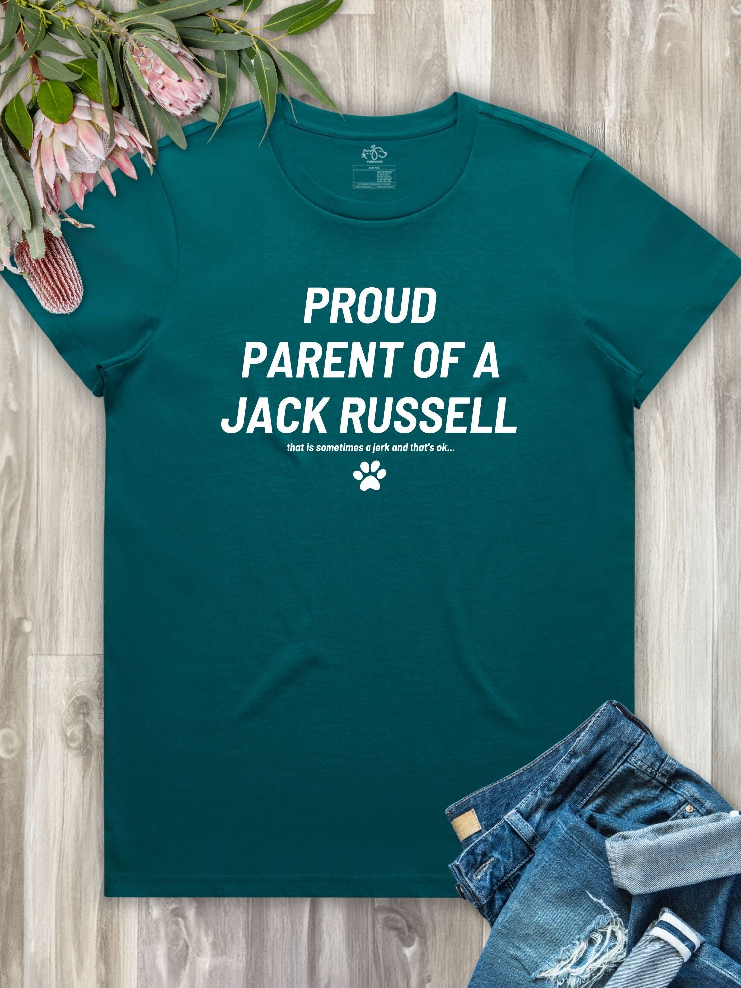 Proud Parent Of A Jack Russell Regular Fit T-Shirt
