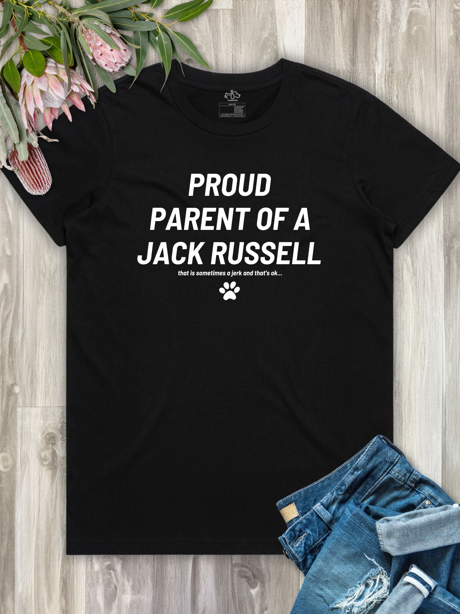 Proud Parent Of A Jack Russell Regular Fit T-Shirt