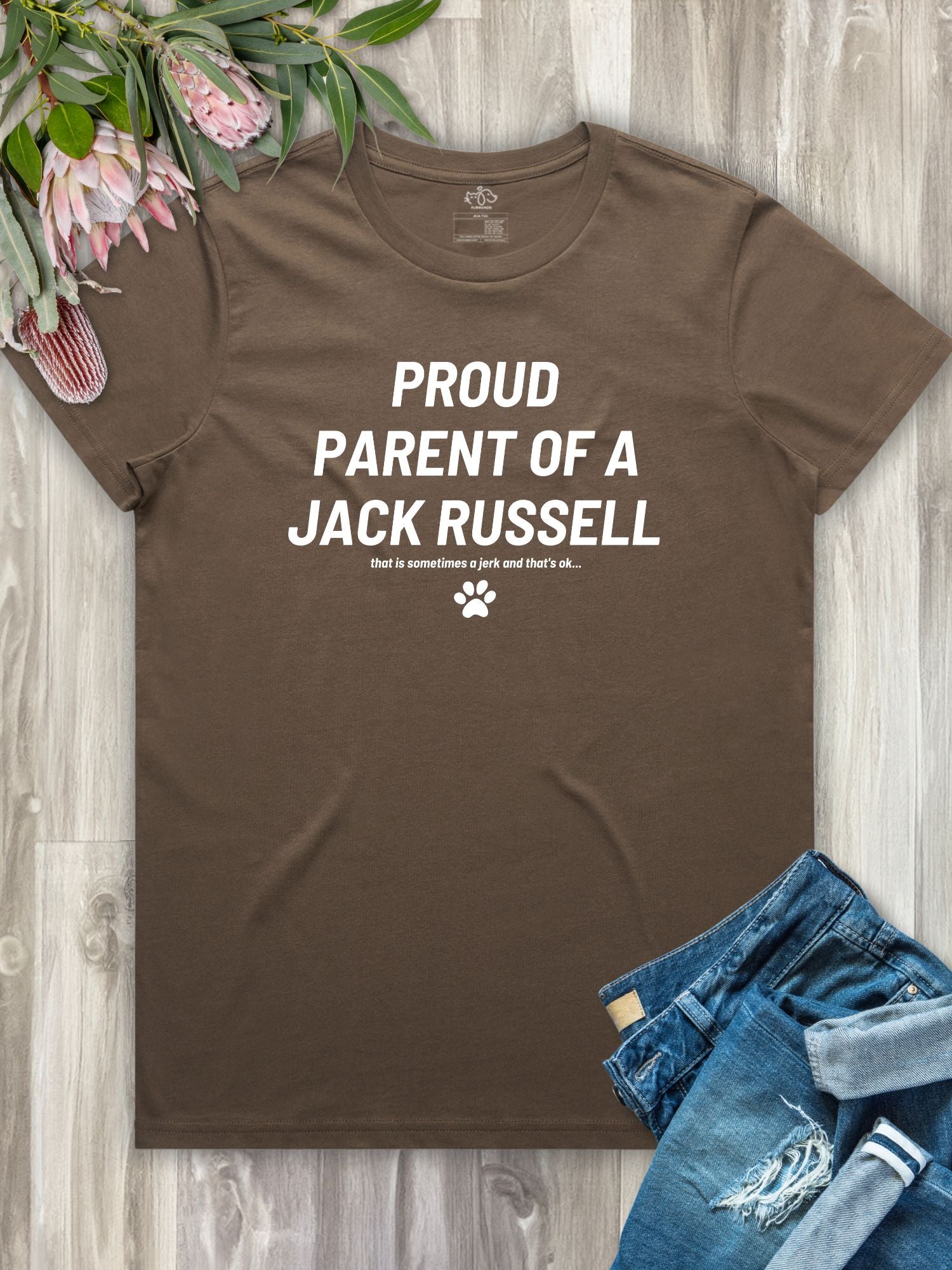 Proud Parent Of A Jack Russell Regular Fit T-Shirt