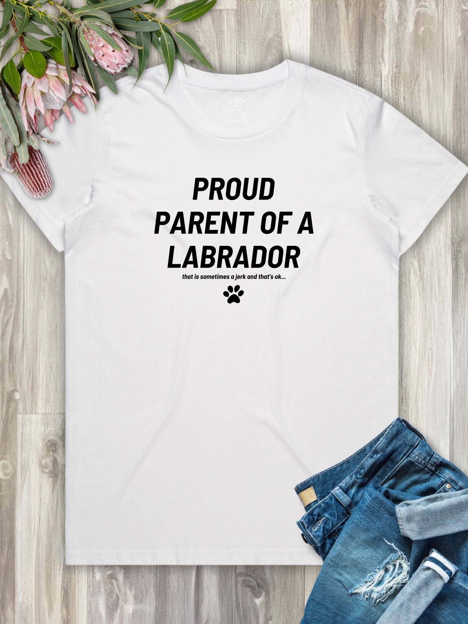 Proud Parent Of A Labrador Regular Fit T-Shirt