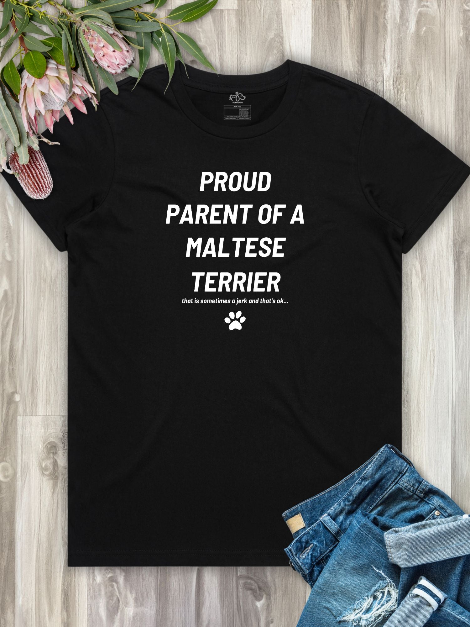 Proud Parent Of A Maltese Terrier Regular Fit T-Shirt