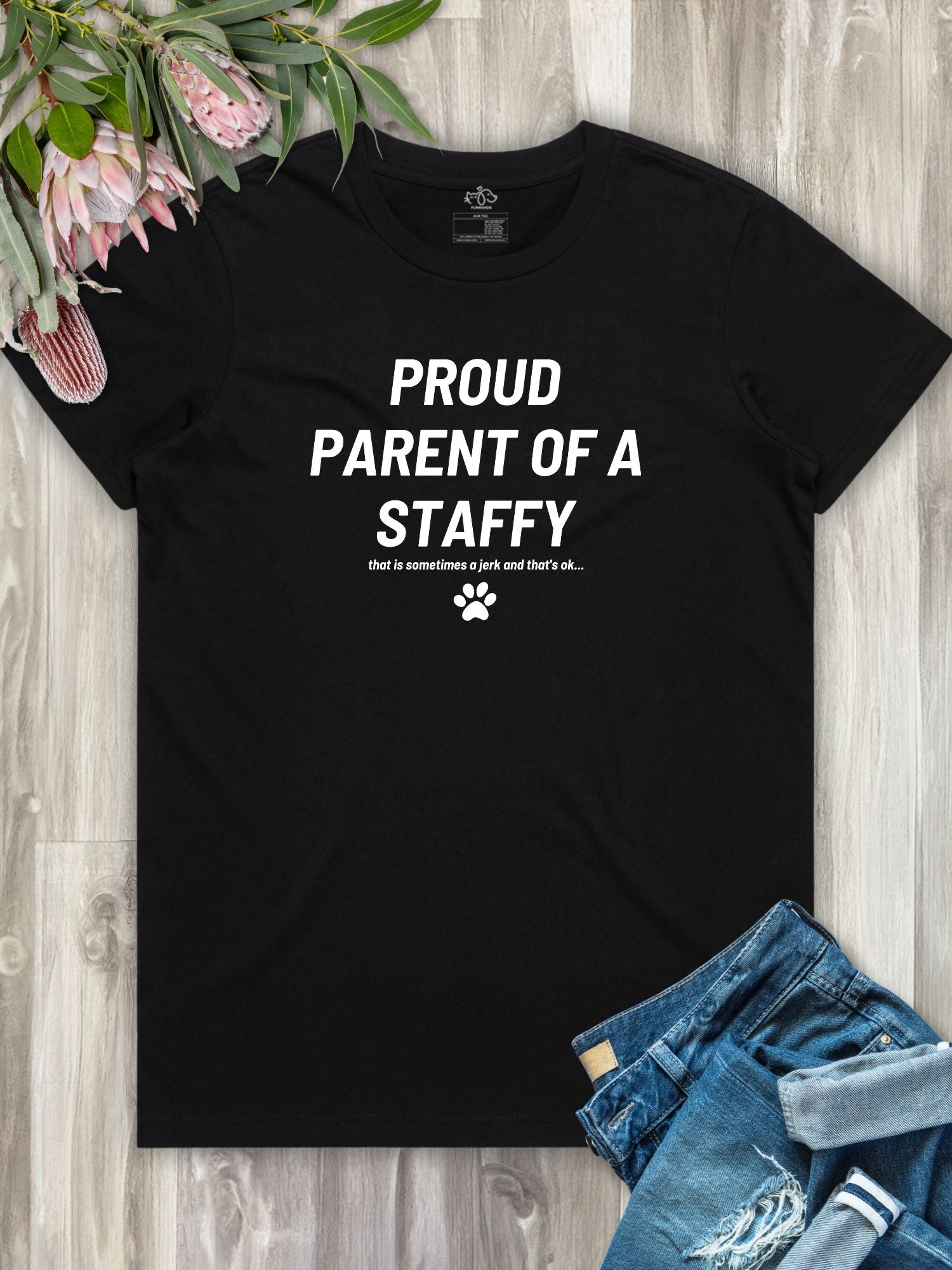 Proud Parent Of A Staffy Regular Fit T-Shirt