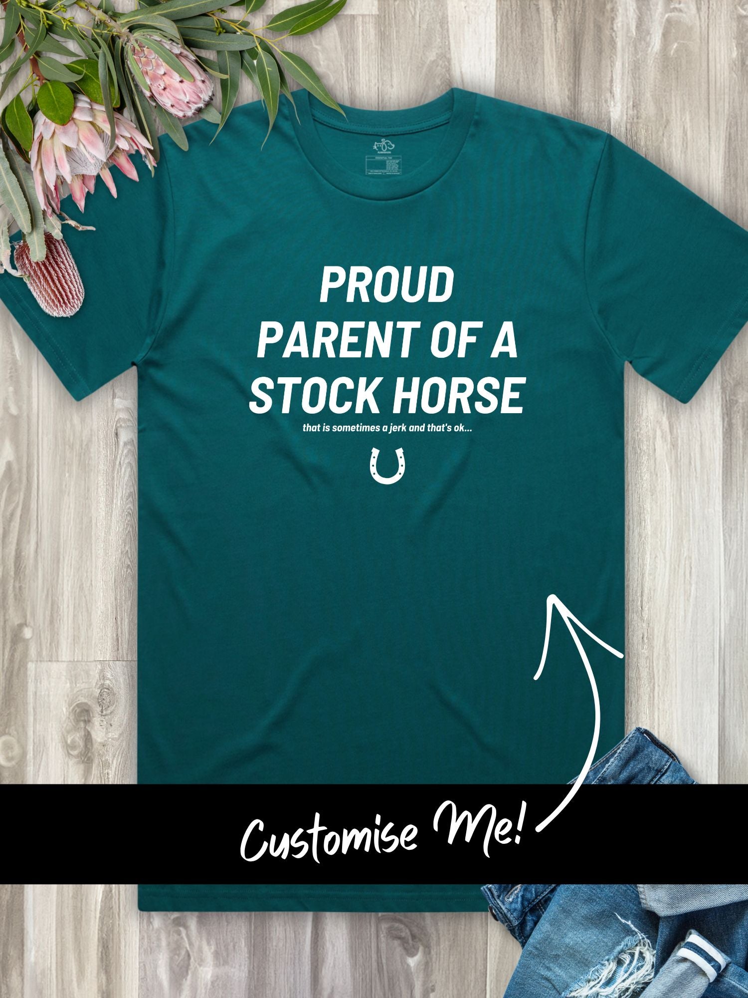 Proud Parent Of A Horse Regular Fit T-Shirt