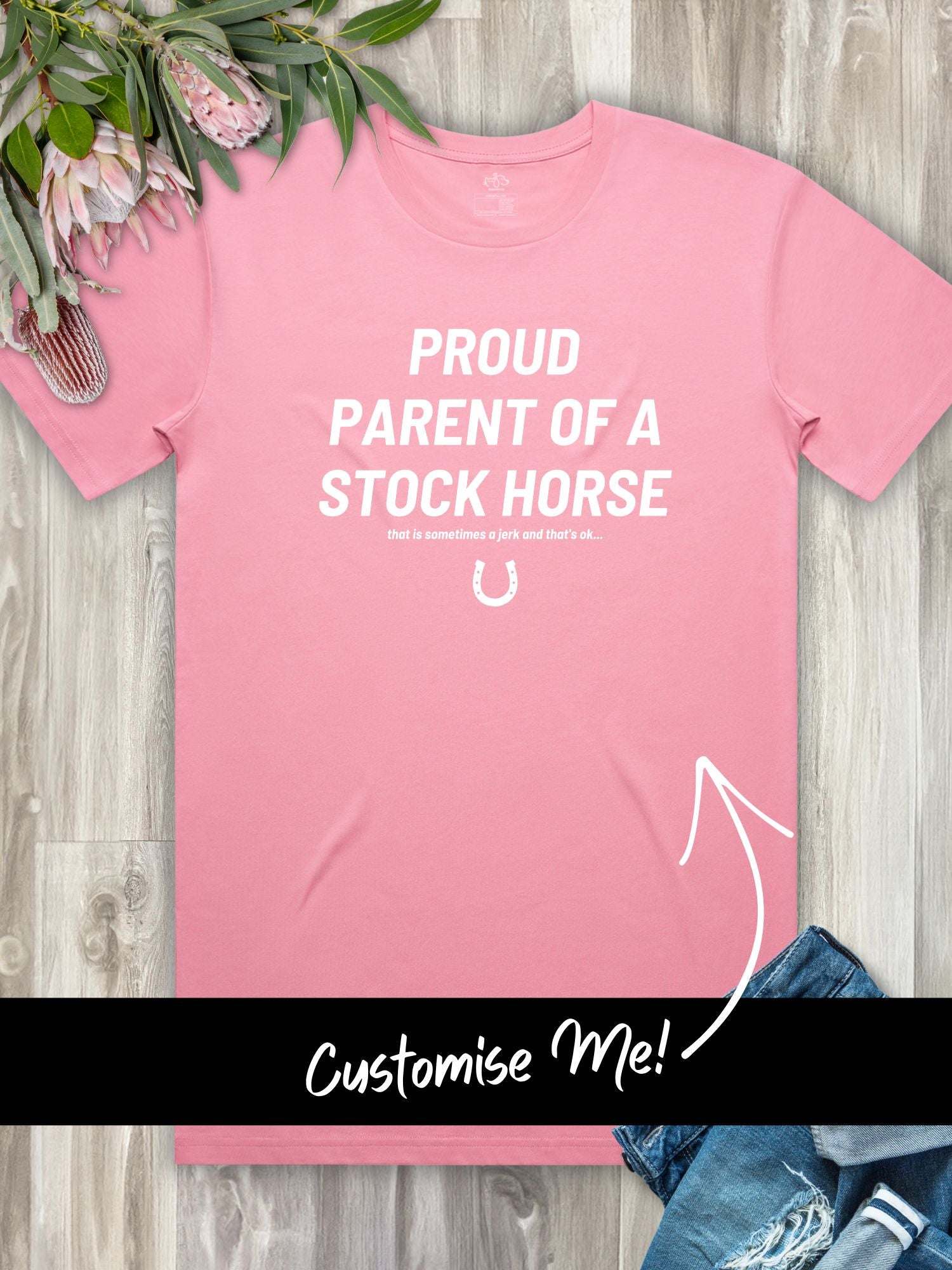 Proud Parent Of A Horse Regular Fit T-Shirt