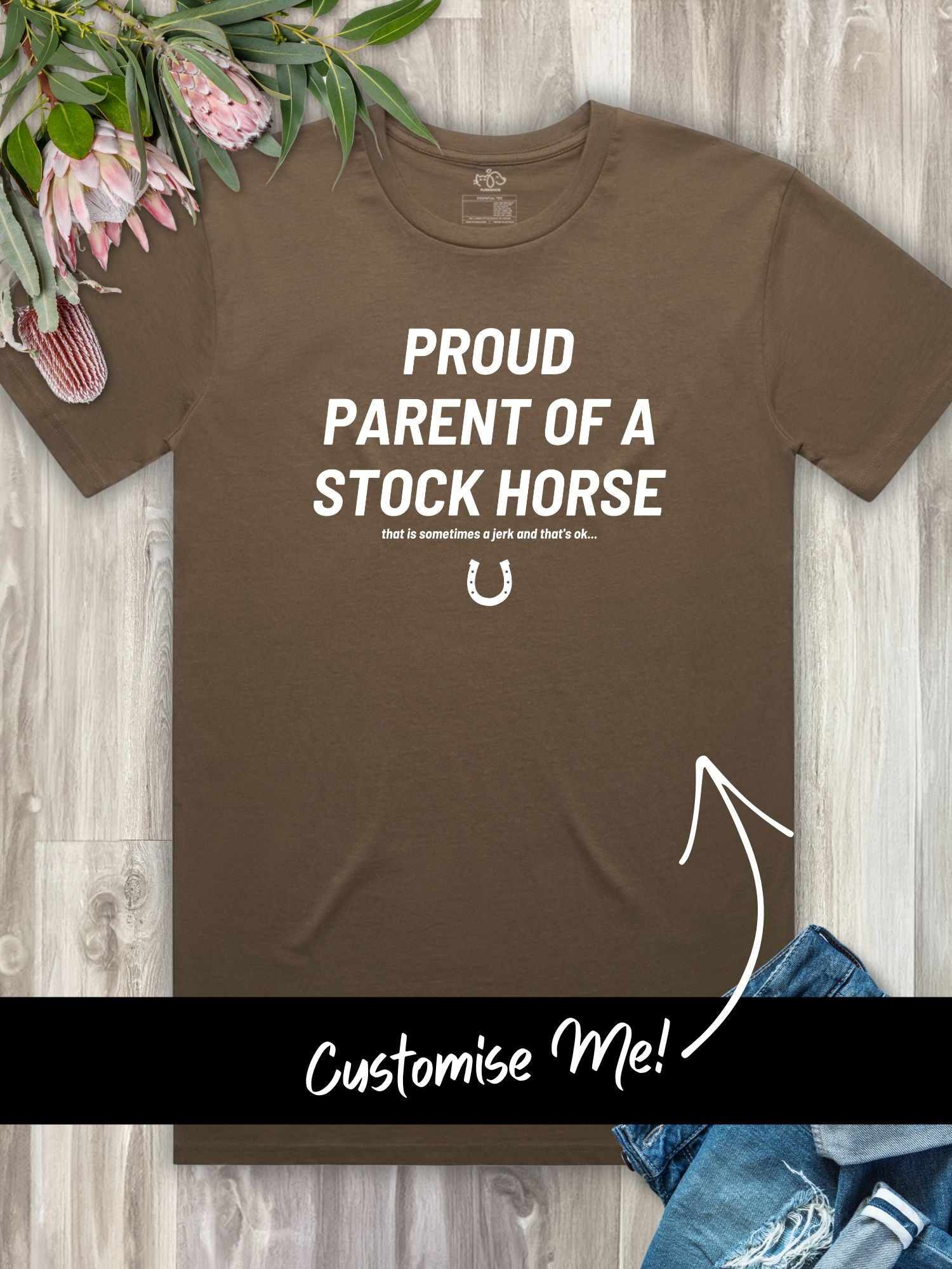 Proud Parent Of A Horse Regular Fit T-Shirt